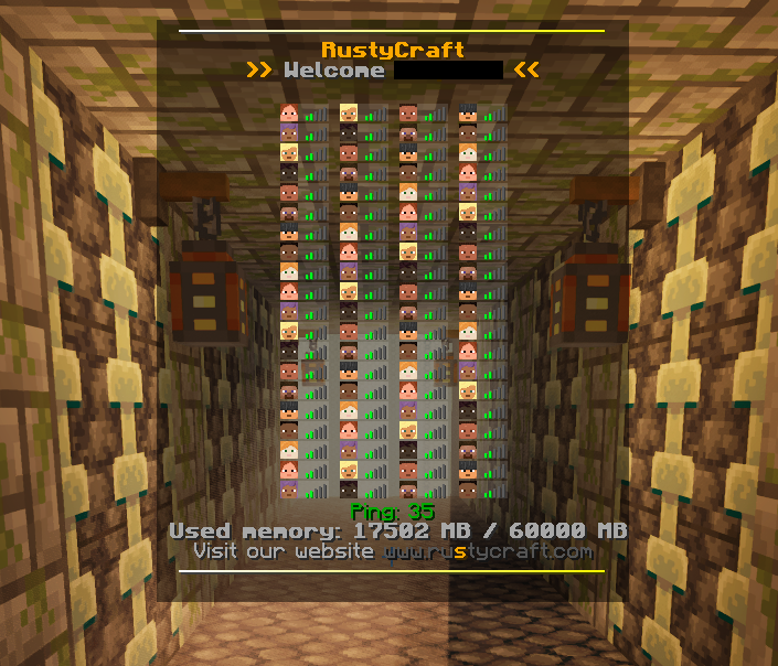 Obfuscated player list